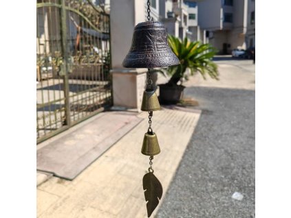 Kovová zvonkohra Zvon a peříčko