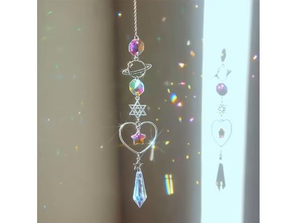 Lapač slunce srdce 38 cm