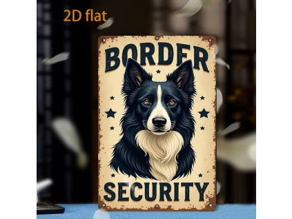 Kovová cedule Borderka 30 x 20 cm