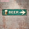 Kovová cedule Šipka beer - 10 x 40 cm