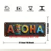 Kovová cedule Aloha 27 x 9 cm