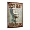 Plechová cedule Nejlepší sezení v domě 30 x 20 cm