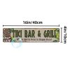Kovová cedule Tiki bar and grill 40 x 10 cm