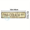 Kovová cedule Piňa Colada 40 x 10 cm