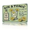 Kovová cedule Gin and tonic 30 x 20 cm