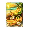 Kovová cedule Banány na pláži 30 x 20 cm