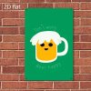 Kovová cedule DON´T WORRY BEER HAPPY  30 x 20 cm