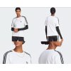 Pánské triko ADIDAS 3 Stripes Tee White  -  ÚPLNÝ DOPRODEJ
