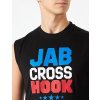 Pánské triko ADIDAS Boxing JCH SLEEVELESS T Black/White  -  ÚPLNÝ DOPRODEJ