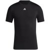 Pánské triko Adidas Techfit Short Sleeve Tee Black  -  ÚPLNÝ DOPRODEJ