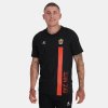 Pánské LE COQ SPORTIF OGC NICE FANWEAR tričko SS N°1 M černá/červená - ÚPLNÝ DOPRODEJ