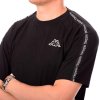 Pánské triko Kappa Ipool Active tričko s krátkým rukávem černá - ÚPLNÝ DOPRODEJ