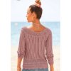 Dámský lehký svetřík VIVANCE ROSÉ -- DOPRODEJ