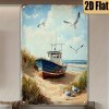 Plechová cedule 30 x 20 Rybářská loď