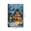 2D Plechová cedule Vyzdobená chaloupka  20 x 30 cm