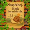 2D Plechová cedule Spěchej pomalu 30x20 cm