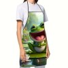 Kuchyňská zástěra Veselá žabka