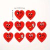Mini nálepky Červené srdce 500 kusů