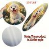Kulatá plechová cedule Štěňátko. Průměr 20 cm