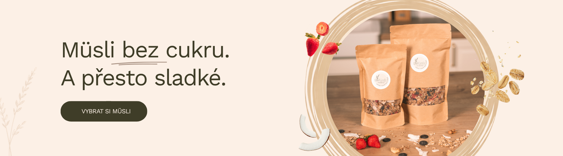 Jediné müsli bez cukru, soli a přidaných sladidel