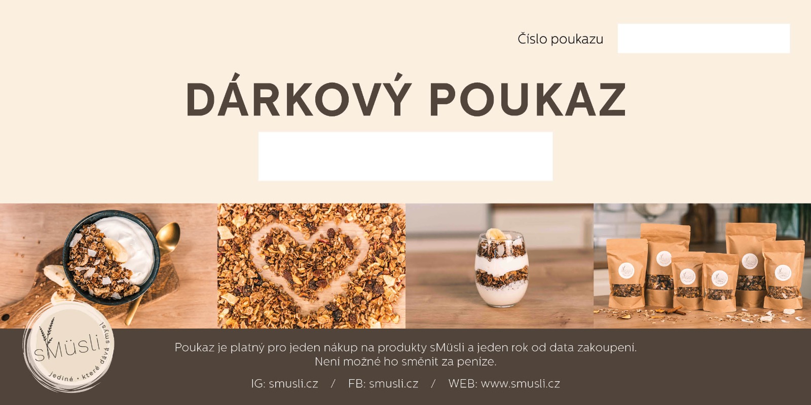 Dárkový poukaz Hodnota: 2000