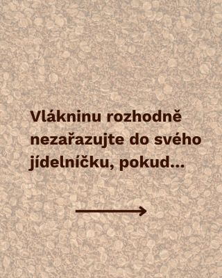 Věděli jste, že vláknina má v našem jídelníčku nezastupitelnou roli? Proč?👇 🌿 má v těle očistnou funkci - je to takový...