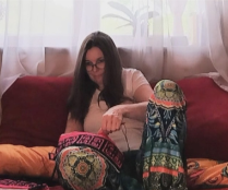 Locker Hooking as a form of relaxation and meditation