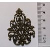 Filigrán ozdobný kovový 48×35 mm, bronz