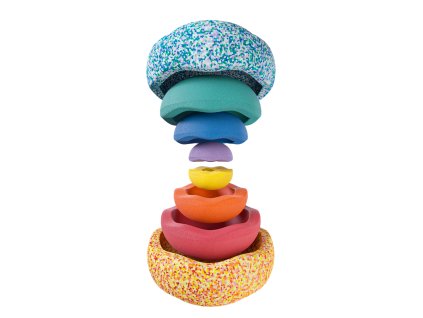 817 3 stapelstein summer rainbow set classic skulptur shadow