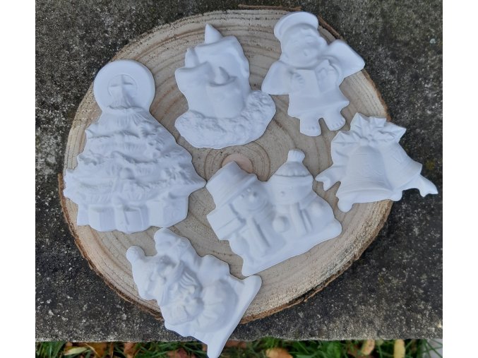 Ozdoby k domalovani a zavěšení na stromeček 8 10