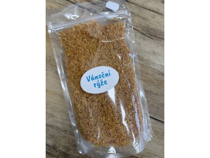 Rýže vánoční zlatá třpytivá 500g