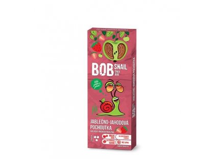 Ovocné plátky Šnek BOB Jablko–jahoda 30 g