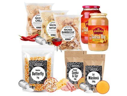 Football Pack popcorn and nachos