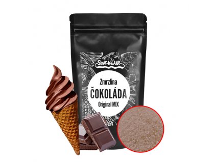 lt zmrzlina čokoláda obal s etiketou black