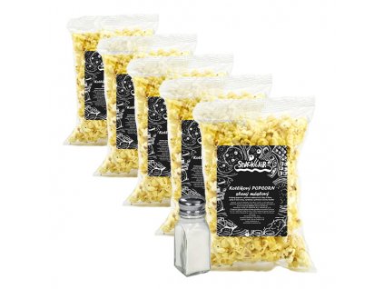 Popcorn slaný máslový (párty balík) 5 x 2 l