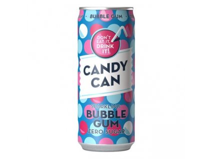 Candy Can Bubblegum ovocná limonáda bez cukru 330 ml