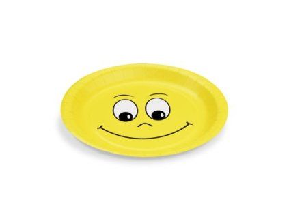 Papírový talíř - smile 10ks