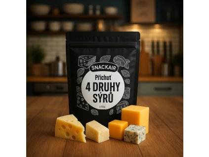 Slaná příchuť 4 druhy sýrů 150 g