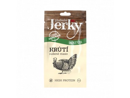 Sušené krůtí maso - Jihočeské Jerky natur 20 g