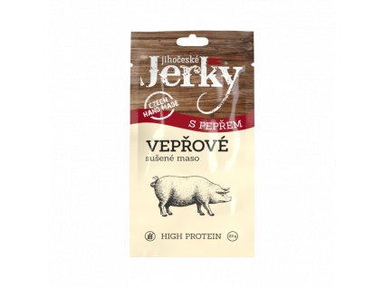 Sušené vepřové maso - Jihočeské Jerky s pepřem 20 g