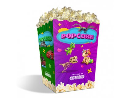 Krabička na popcorn MOVIE TIME 3 l (5 ks)