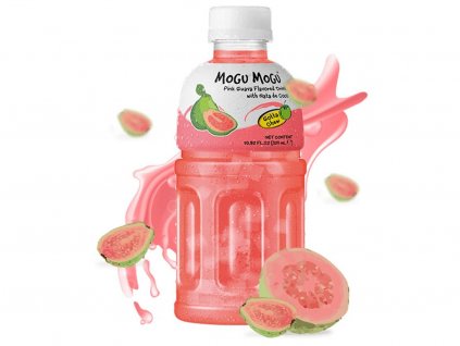 Mogu Mogu Pink Guava 320ml (Džus s kousky kokosového želé)