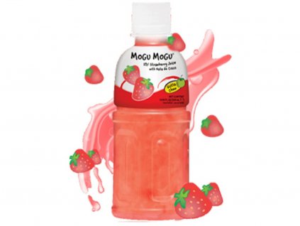 Mogu Mogu Strawberry 320ml (Džus s kousky kokosového želé)
