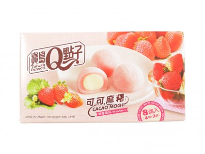 Mochi rýžové koláčky kakao jahoda 80g TWN