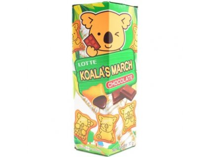 Lotte Koala's March sušenky s náplní s příchutí čokolády 37 g