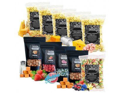 Popcorn sladko-slaný mix balík 10 ks