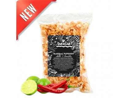 Kotlíkový popcorn chilli a limetka 2 l