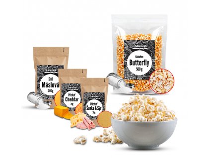 Výhodný balíček na slaný popcorn (MINI)