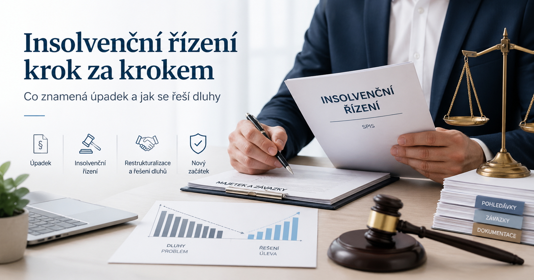 Insolvenční řízení krok za krokem: co znamená úpadek a jak se řeší dluhy