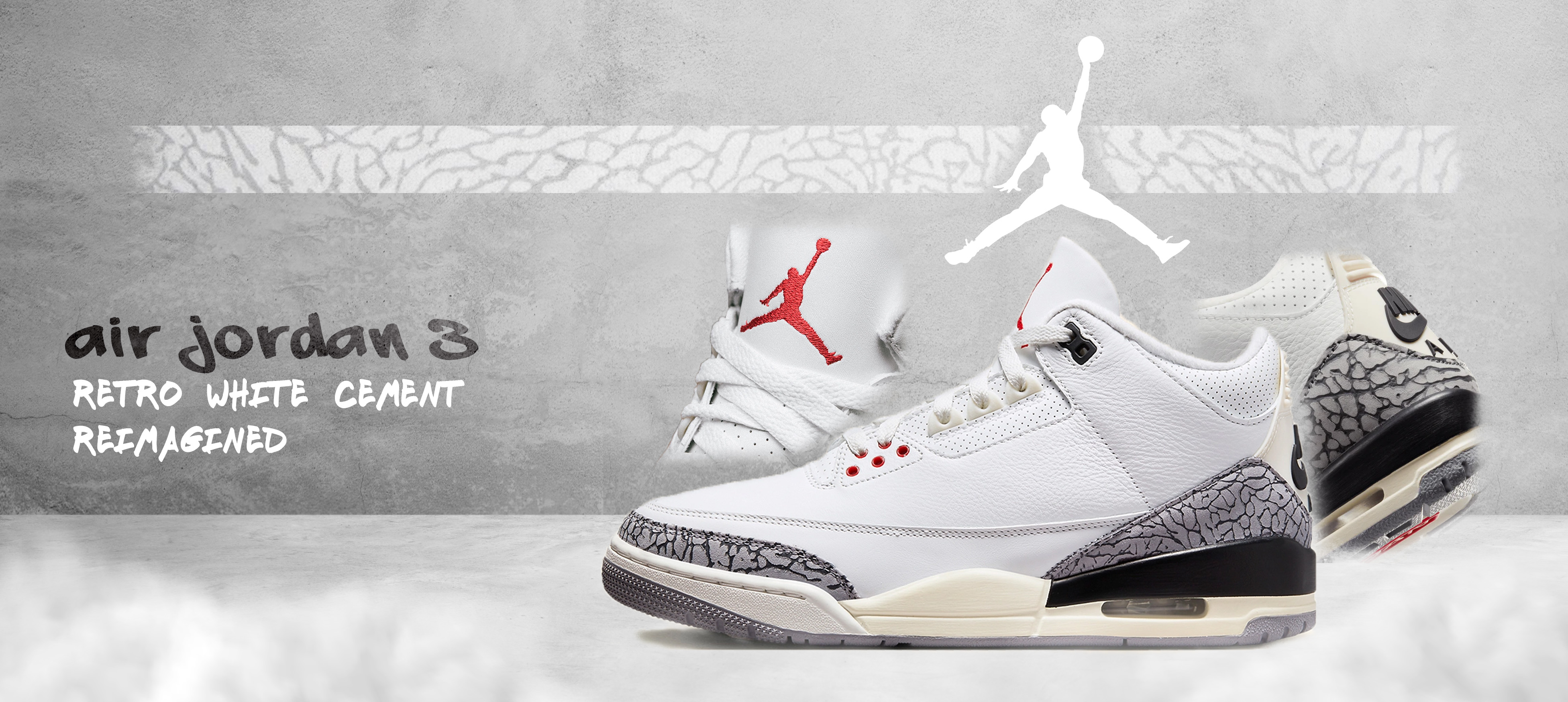 Jordan 3 Retro White Cement Reimagined